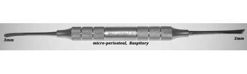 micro- periosteal, Raspitory 