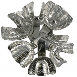 SET OF EIGHT PERFORATED