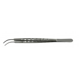 TISSUE FORCEP FLAT GRLD 18 CVD