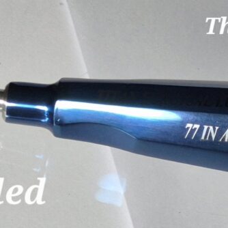 Titan Luxator Blue 77 IN Angled
